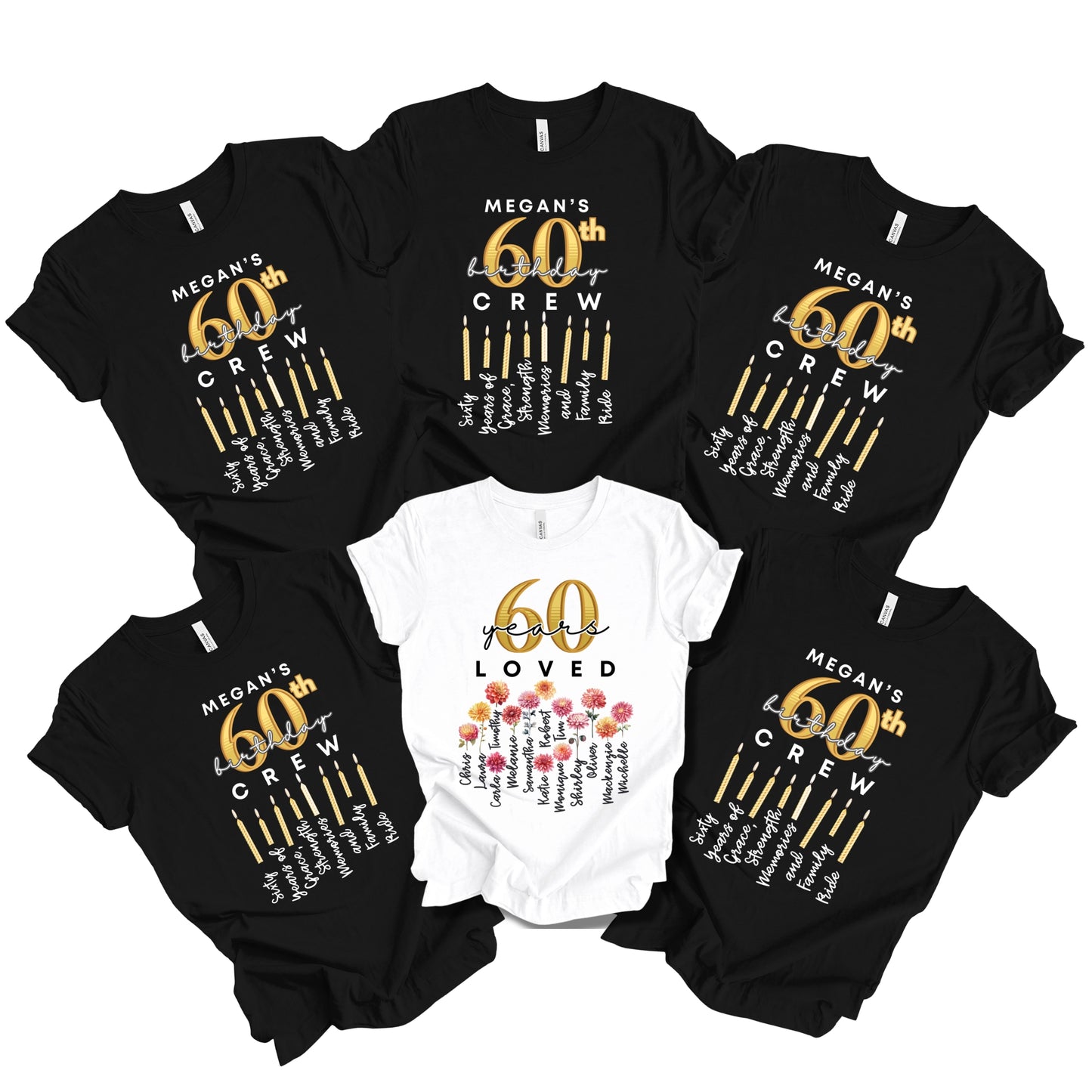 60 Years Loved - Gold