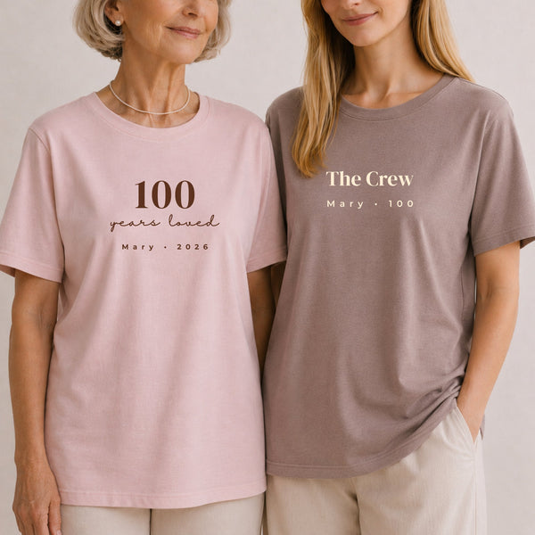 100 Years Loved - Blush & Pebble Set Bundle