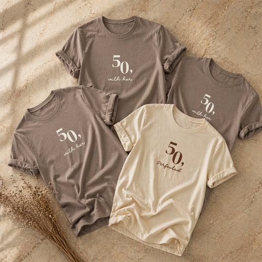 50 Perfected - Cream & Pebble Set Bundle
