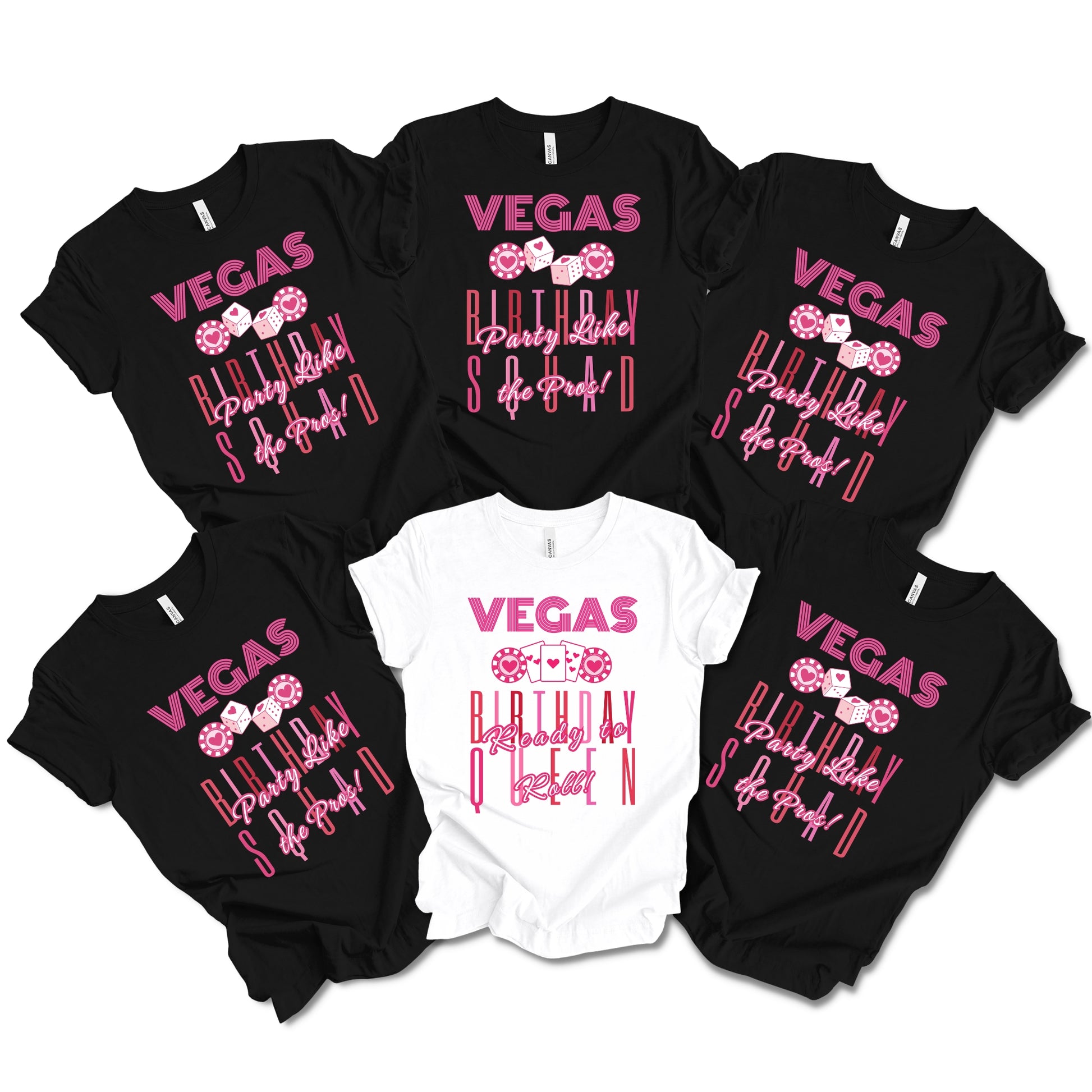 Vegas Birthday Squad Shirts