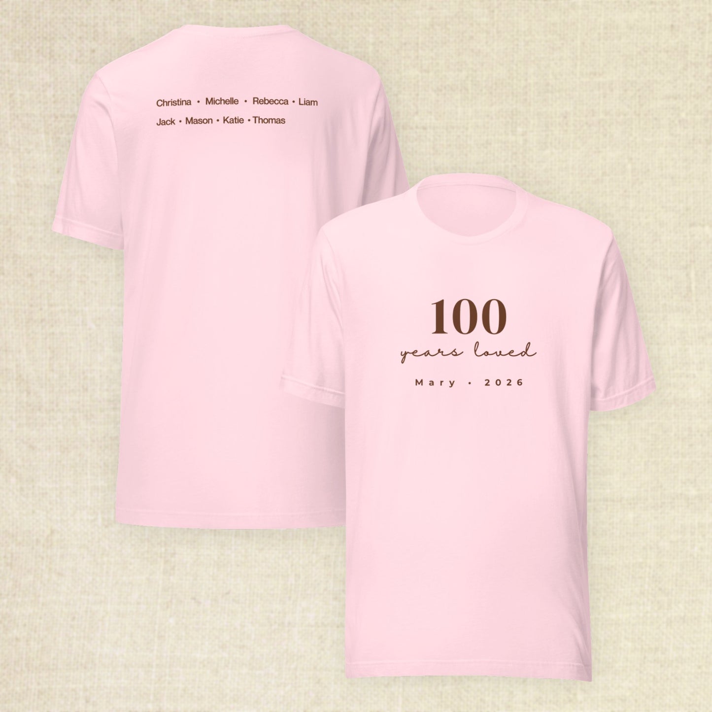 100 Years Loved - Blush & Pebble Set Bundle