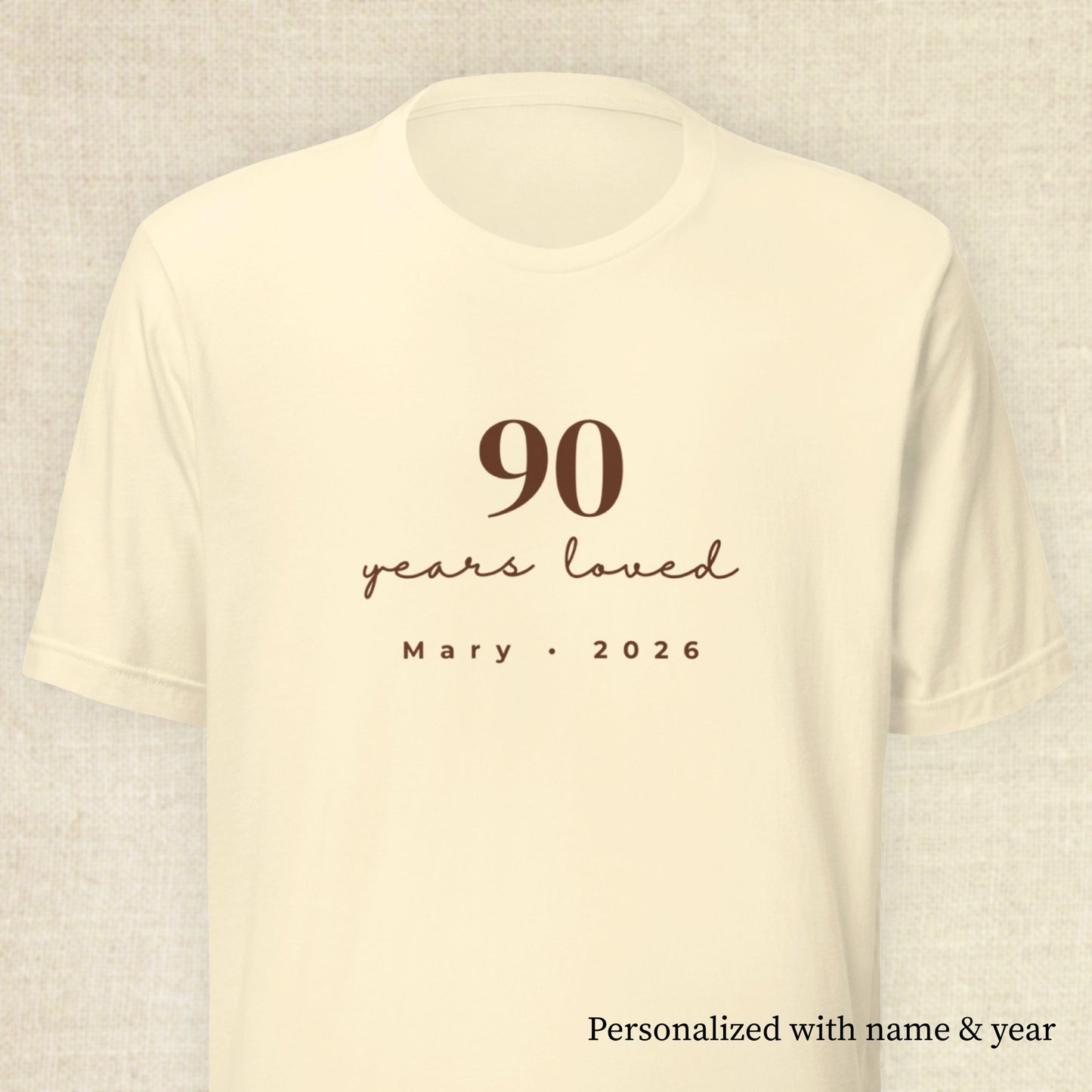 90 Years Loved - Cream & Pebble Set Bundle