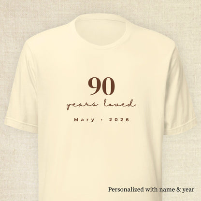 90 Years Loved - Cream & Pebble Set Bundle