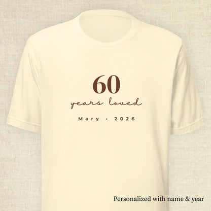 60 Years Loved - Celebrant Natural