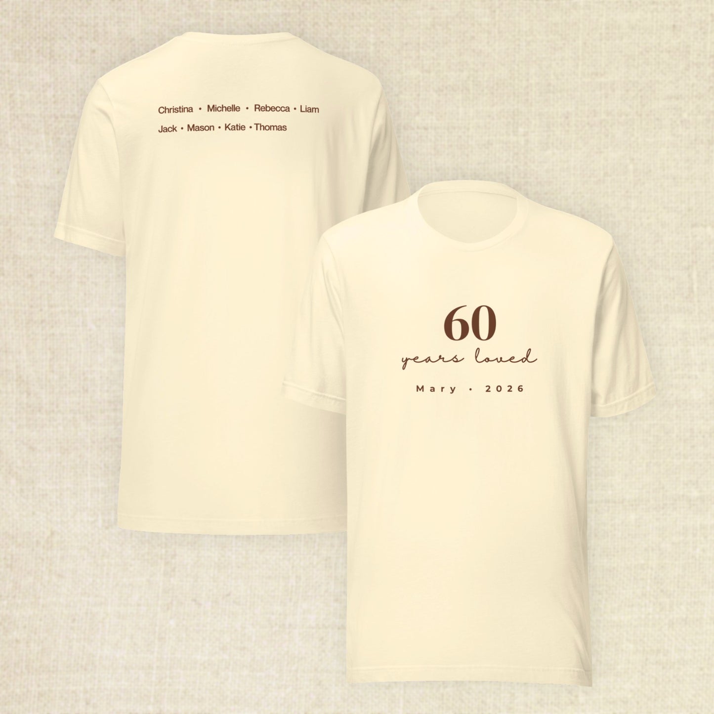 60 Years Loved - Soft Elegance