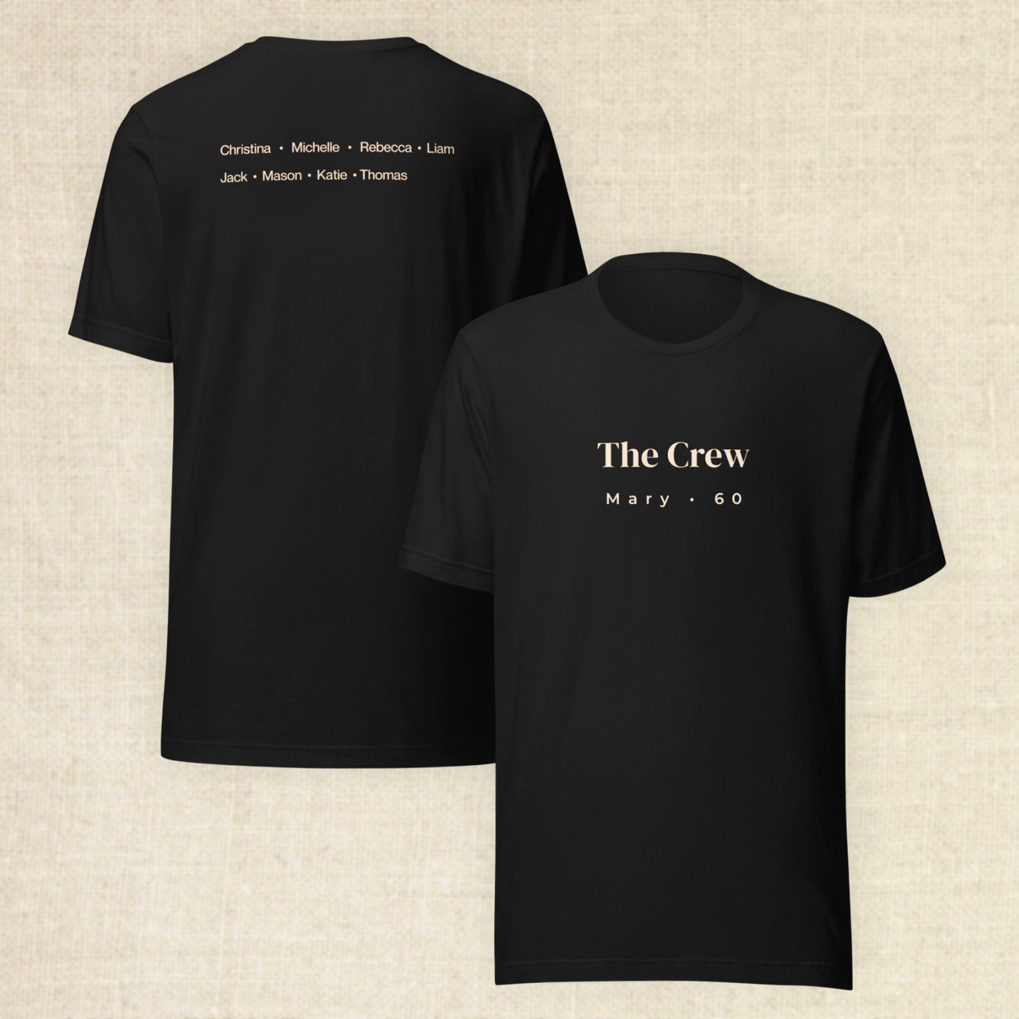 60 Years Loved - Crew Black