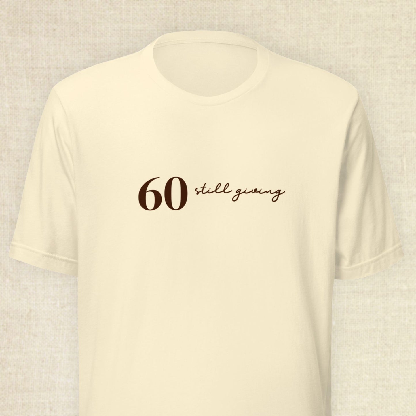60 Still Giving - Celebrant