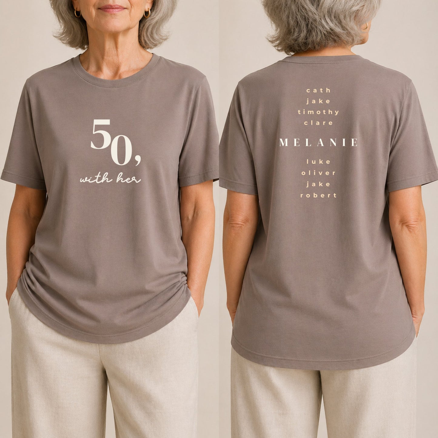 50 With Her - Crew Pebble