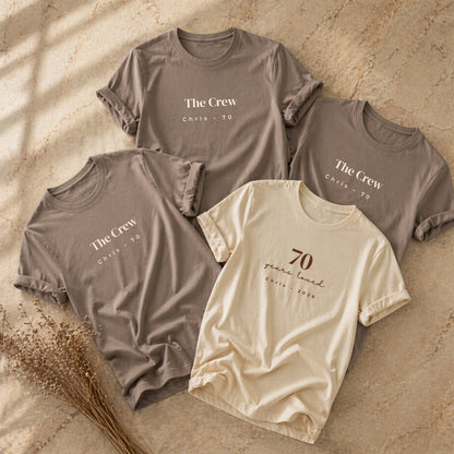 70 Years Loved Set - Cream & Pebble