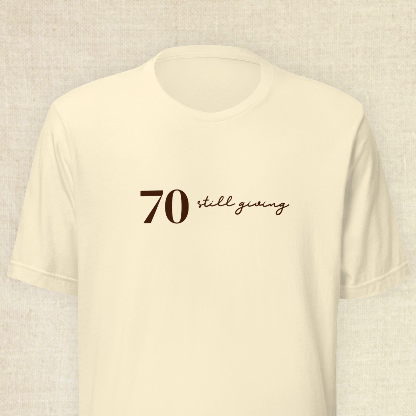 70 Still Giving - Celebrant