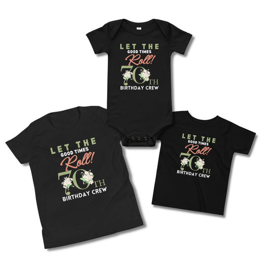 Kids 70th Let the Good Times Crew