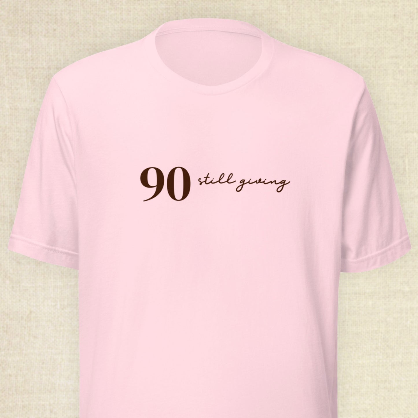 90 Still Giving - Celebrant Soft Pink