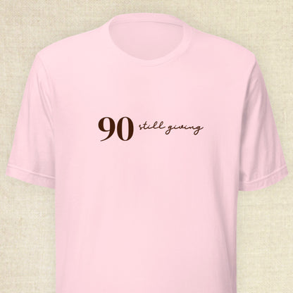 90 Still Giving - Celebrant Soft Pink