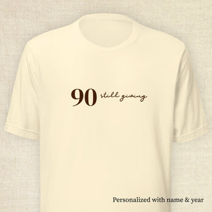 90 Still Giving - Celebrant Natural