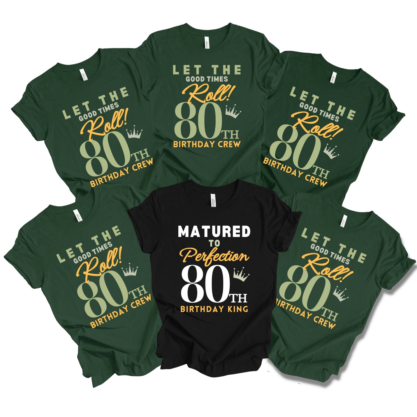 80th Matured to Perfection - Green