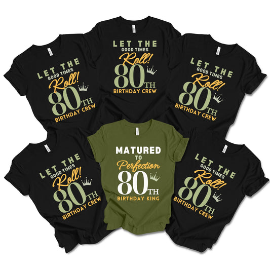 80th Matured to Perfection - Green