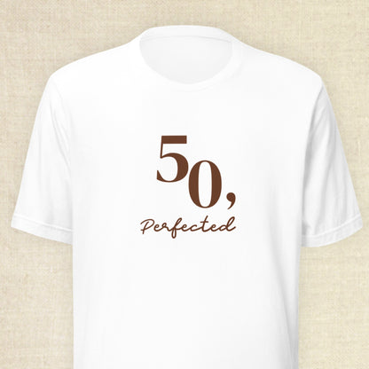50 Perfected - Celebrant White