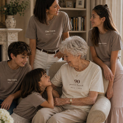 90 Years Loved - Cream & Pebble Set Bundle
