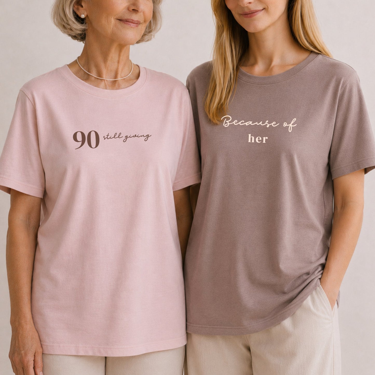90 Still Giving - Blush & Pebble Set Bundle