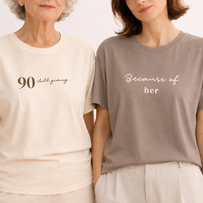 90 Still Giving - Cream & Pebble Set Bundle