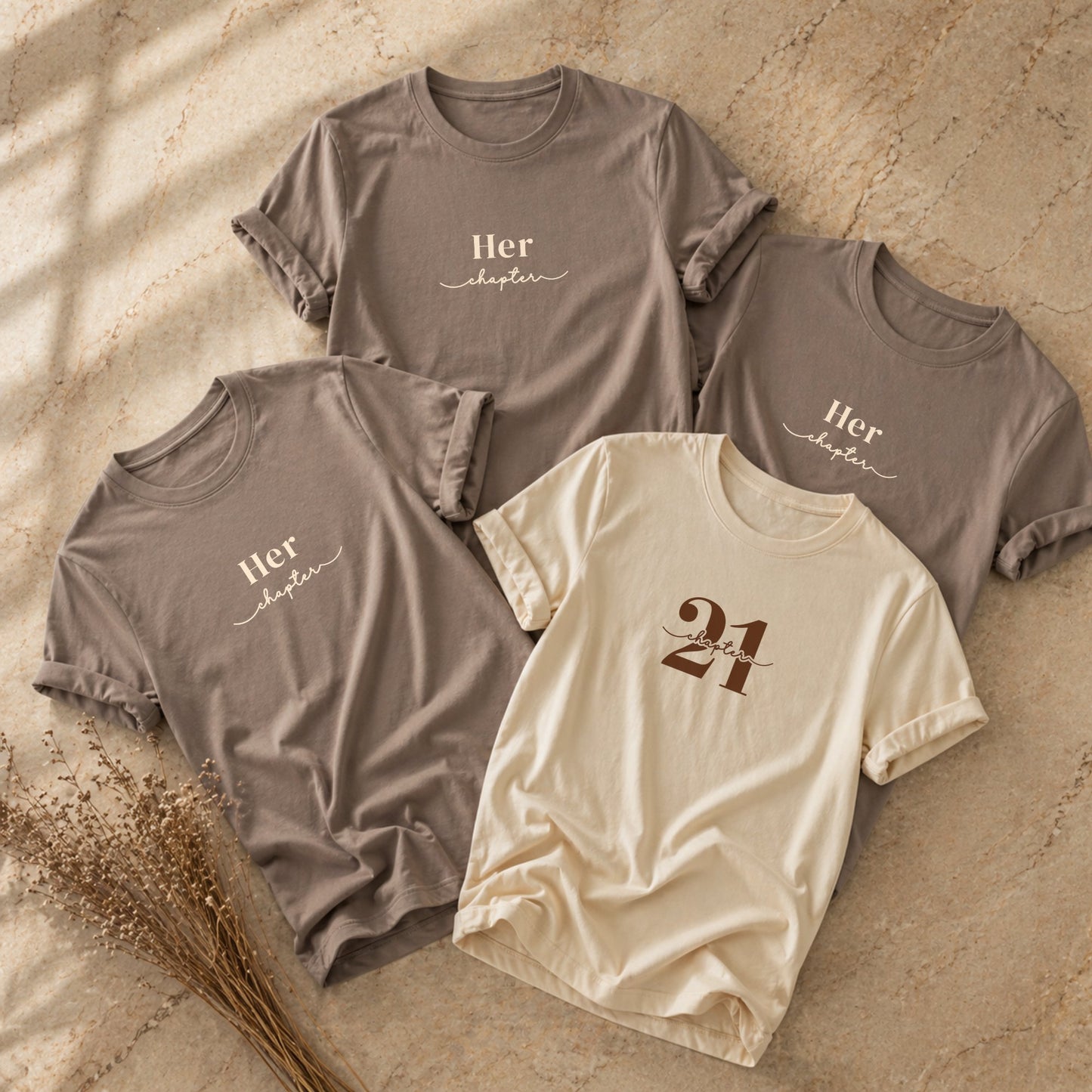 Chapter 21 - Cream & Pebble Set Bundle