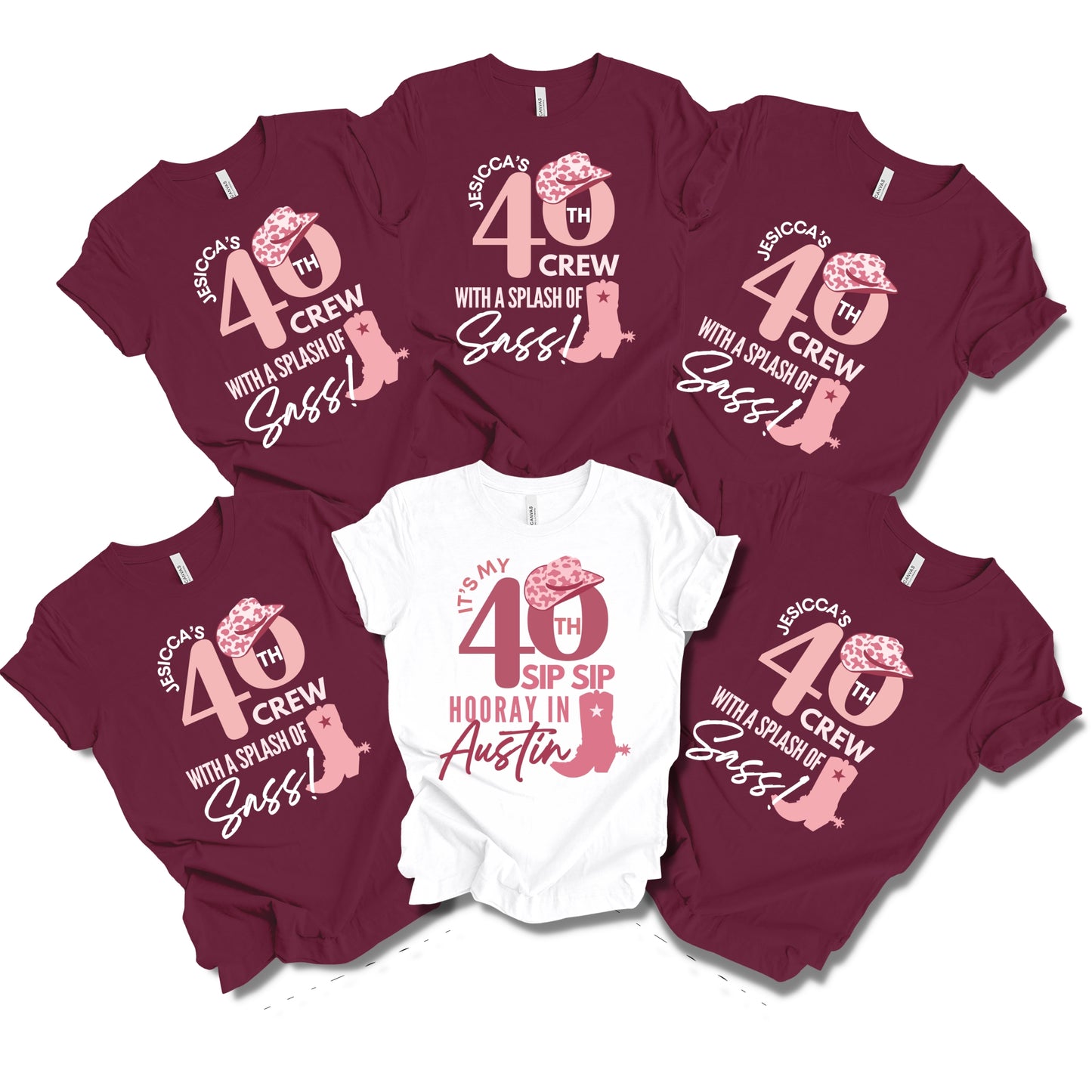 Austin 40th Sip Sip Hooray