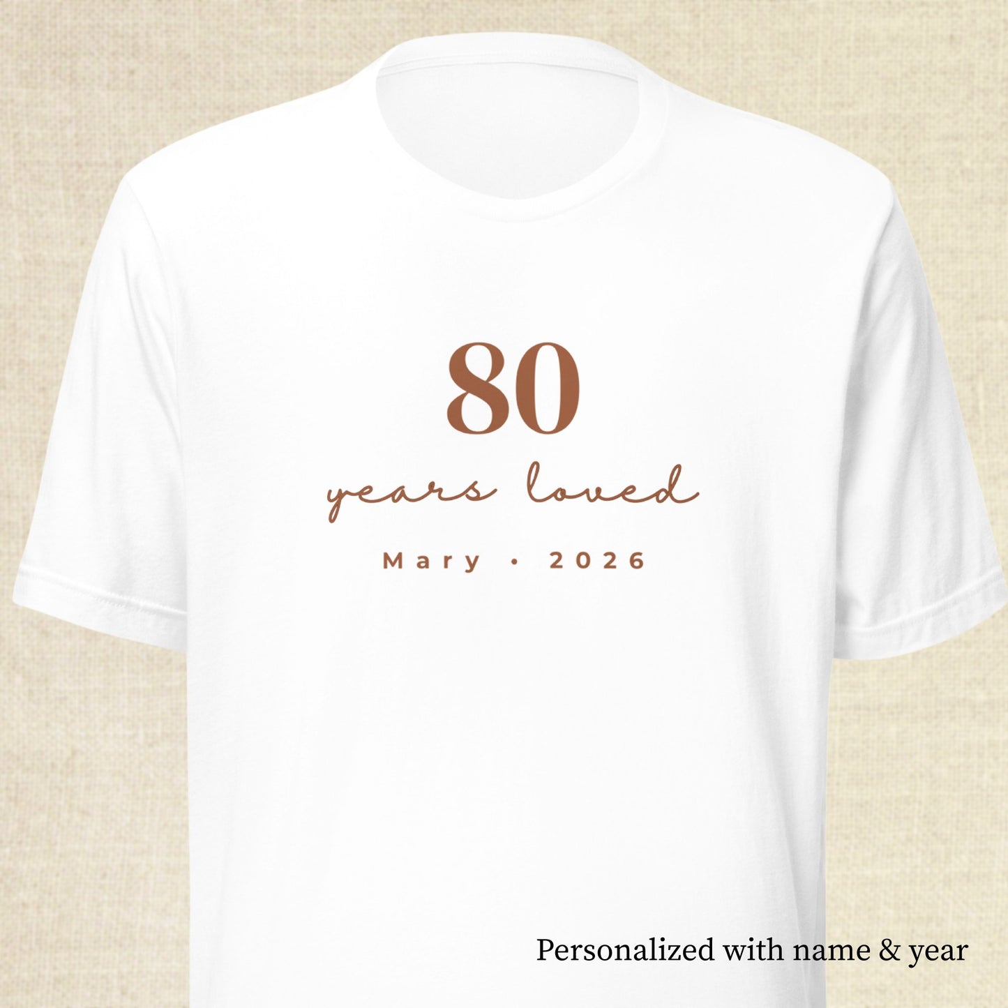 80 Years Loved - Celebrant