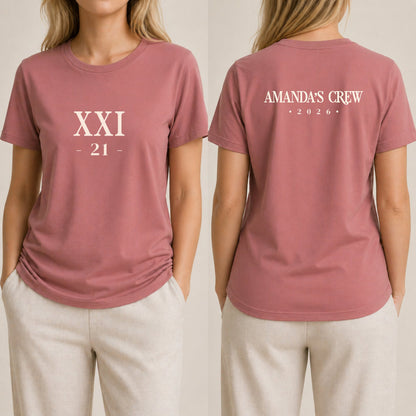 XXI 21 - Crew Mauve