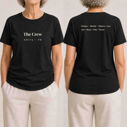 70 Years Loved - Crew Black