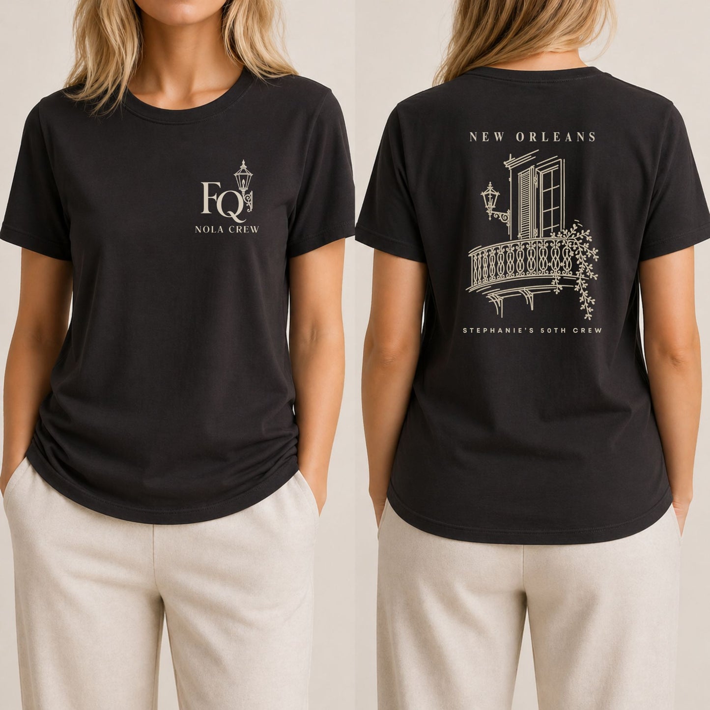 French Quarter Monogram - Crew