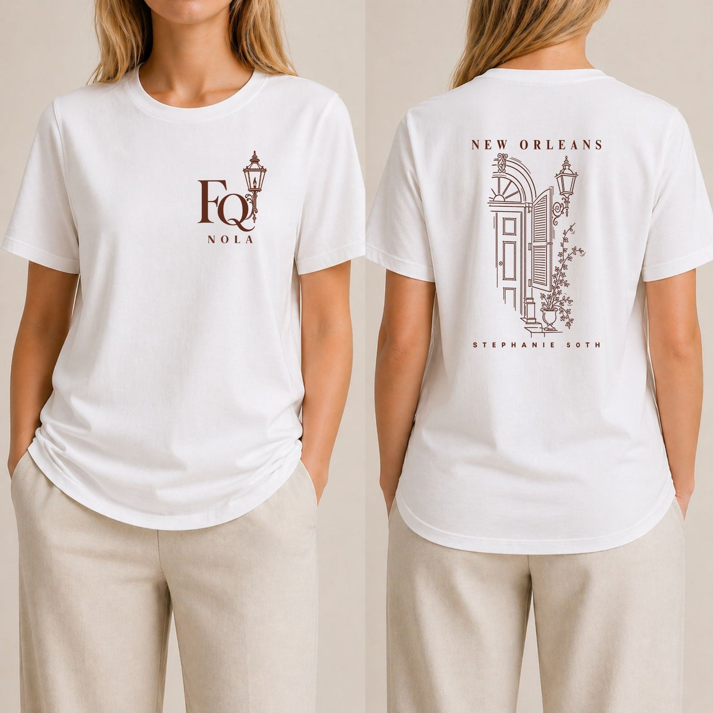 French Quarter Monogram - Celebrant