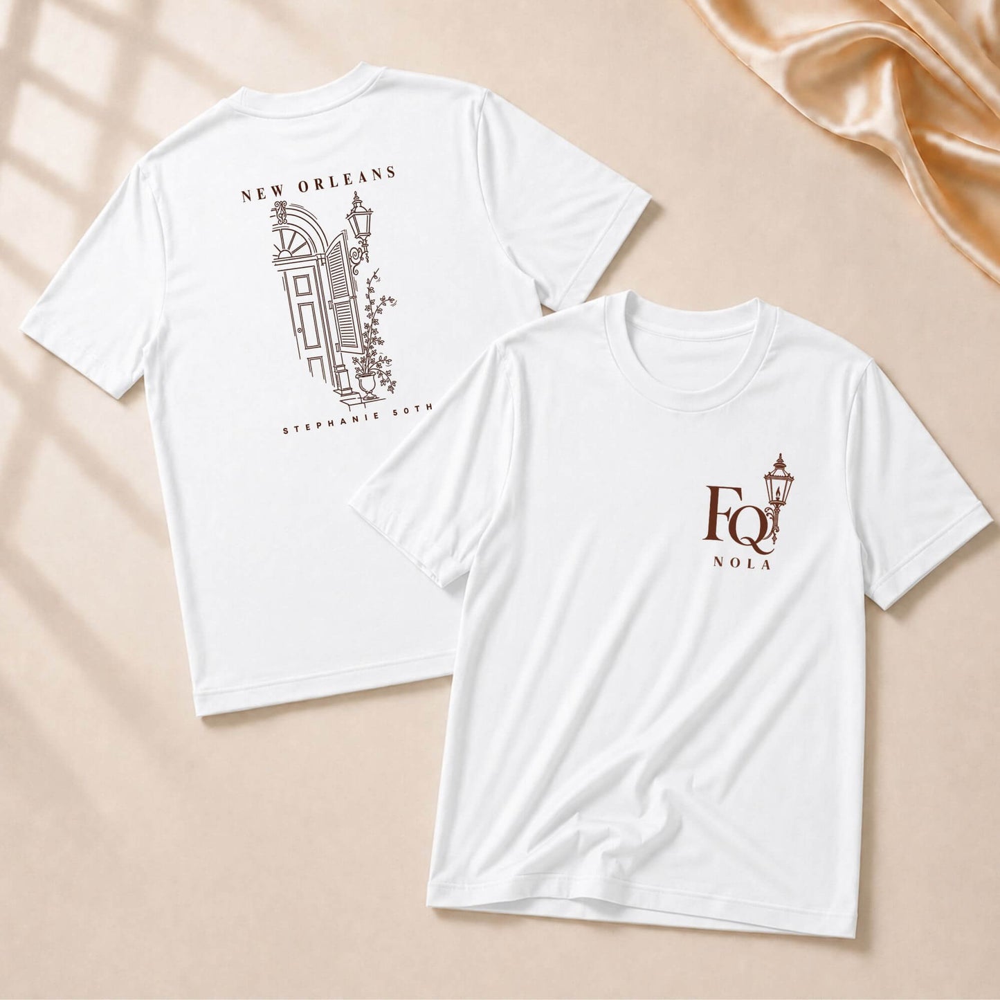 French Quarter Monogram - Celebrant