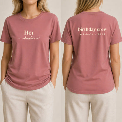 Her Chapter Mauve shirt