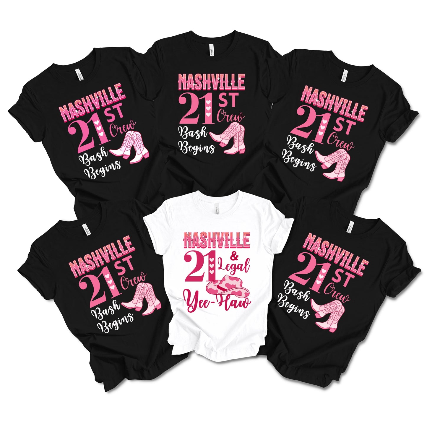 Nashville Birthday 21st & Legal - Shop Birthday Shirts Now at Moochiko  Design