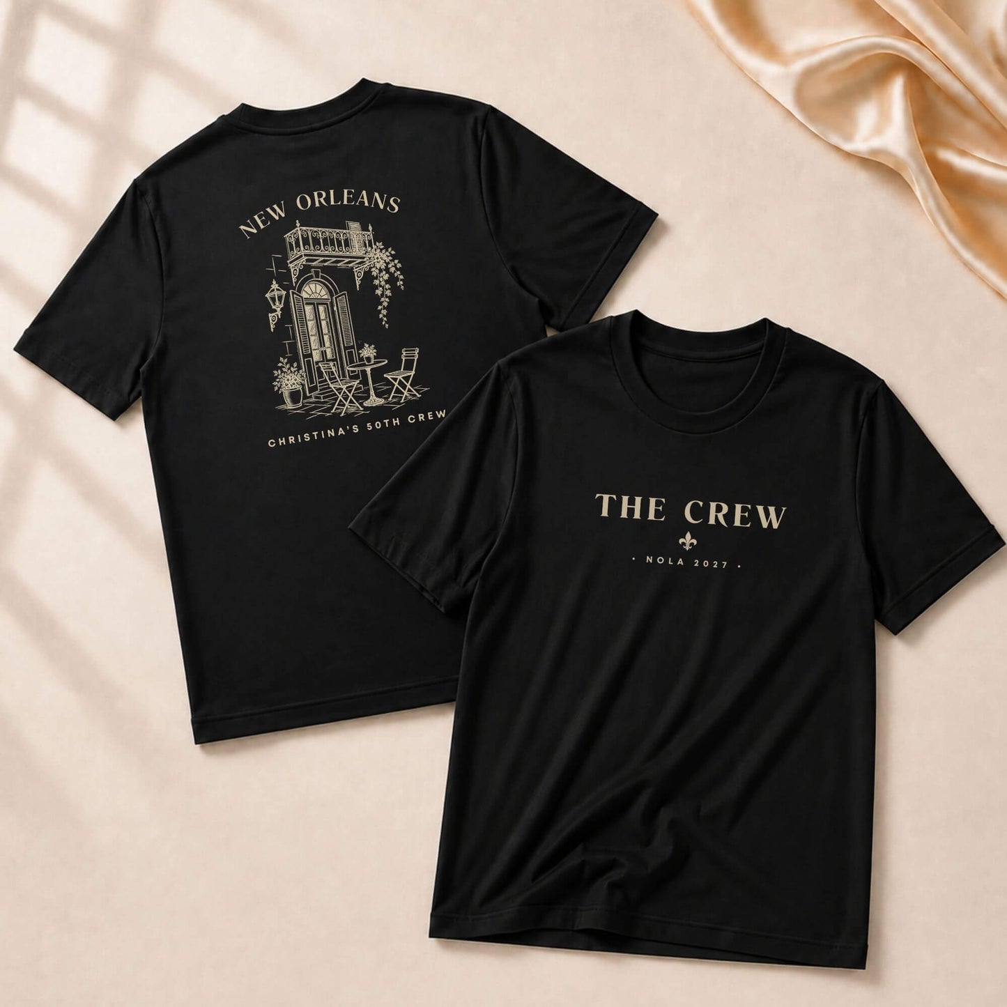New Orleans Vintage Birthday Crew Shirt