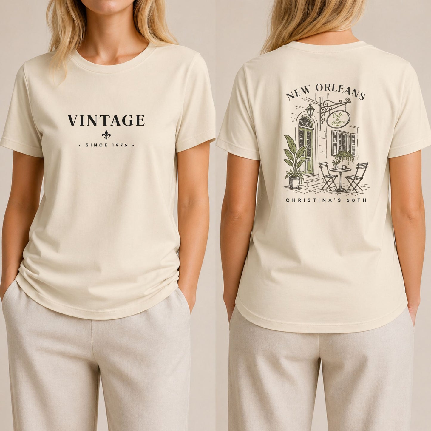 New Orleans Vintage Birthday - Celebrant