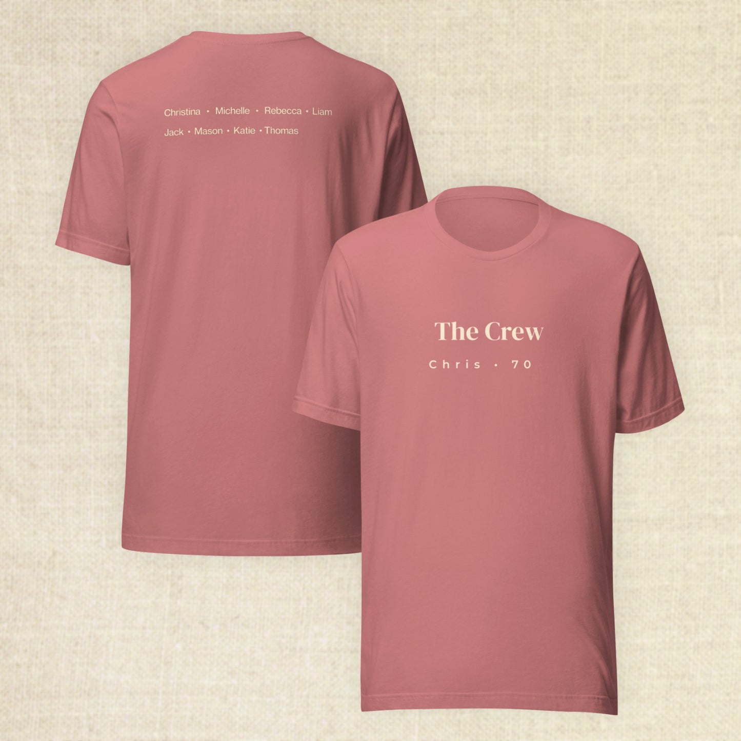 70 Years Loved - Crew Mauve