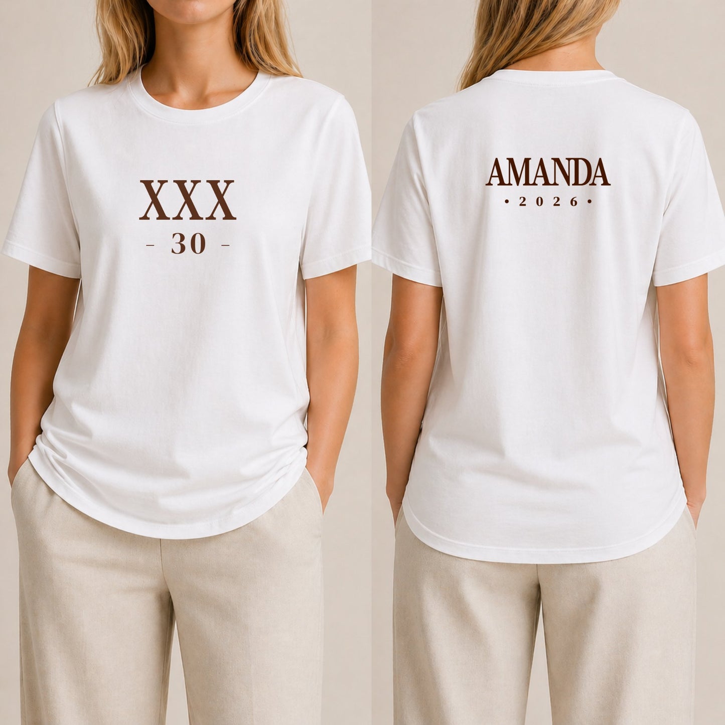XXX 30 - Celebrant White