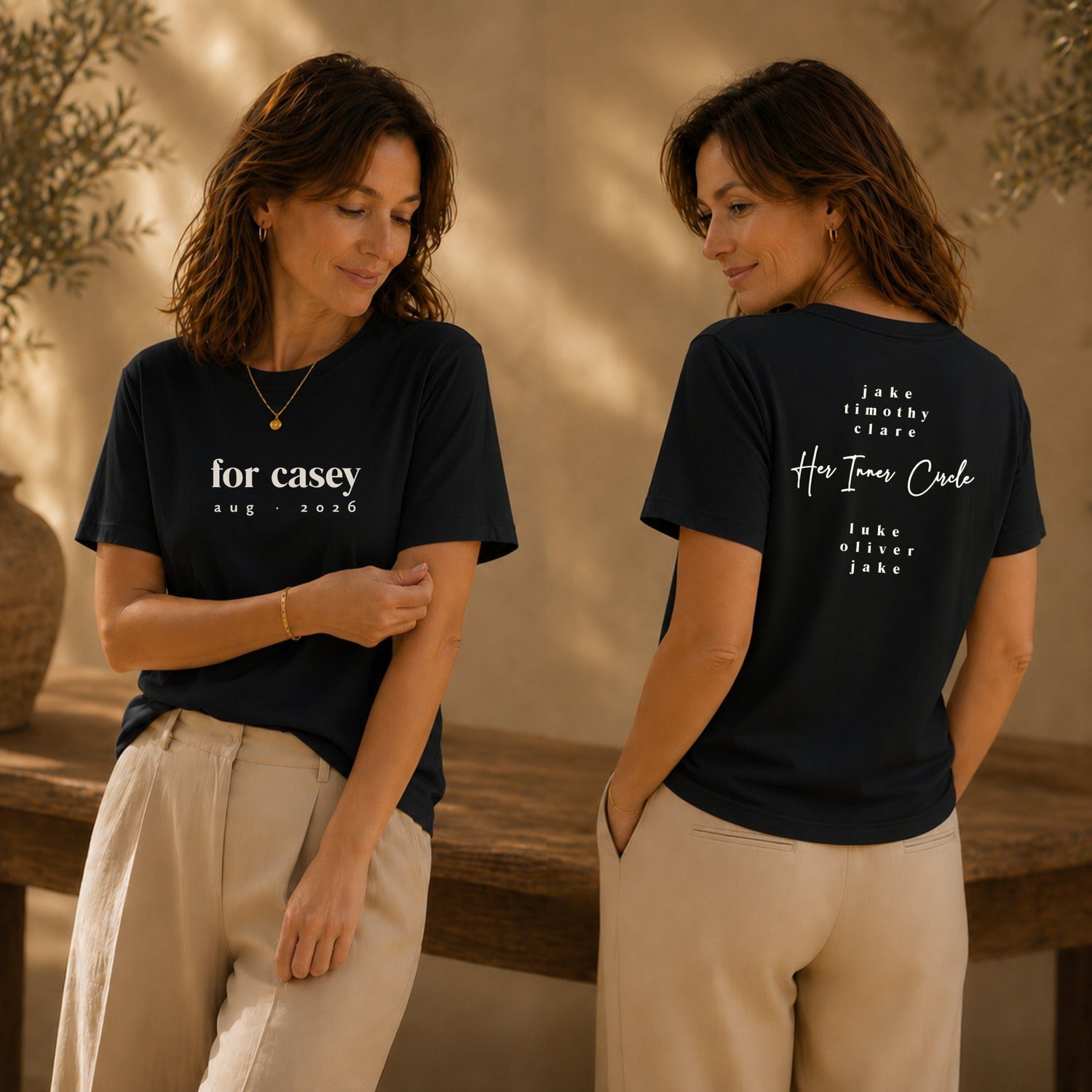 front & back birthday crew mockup