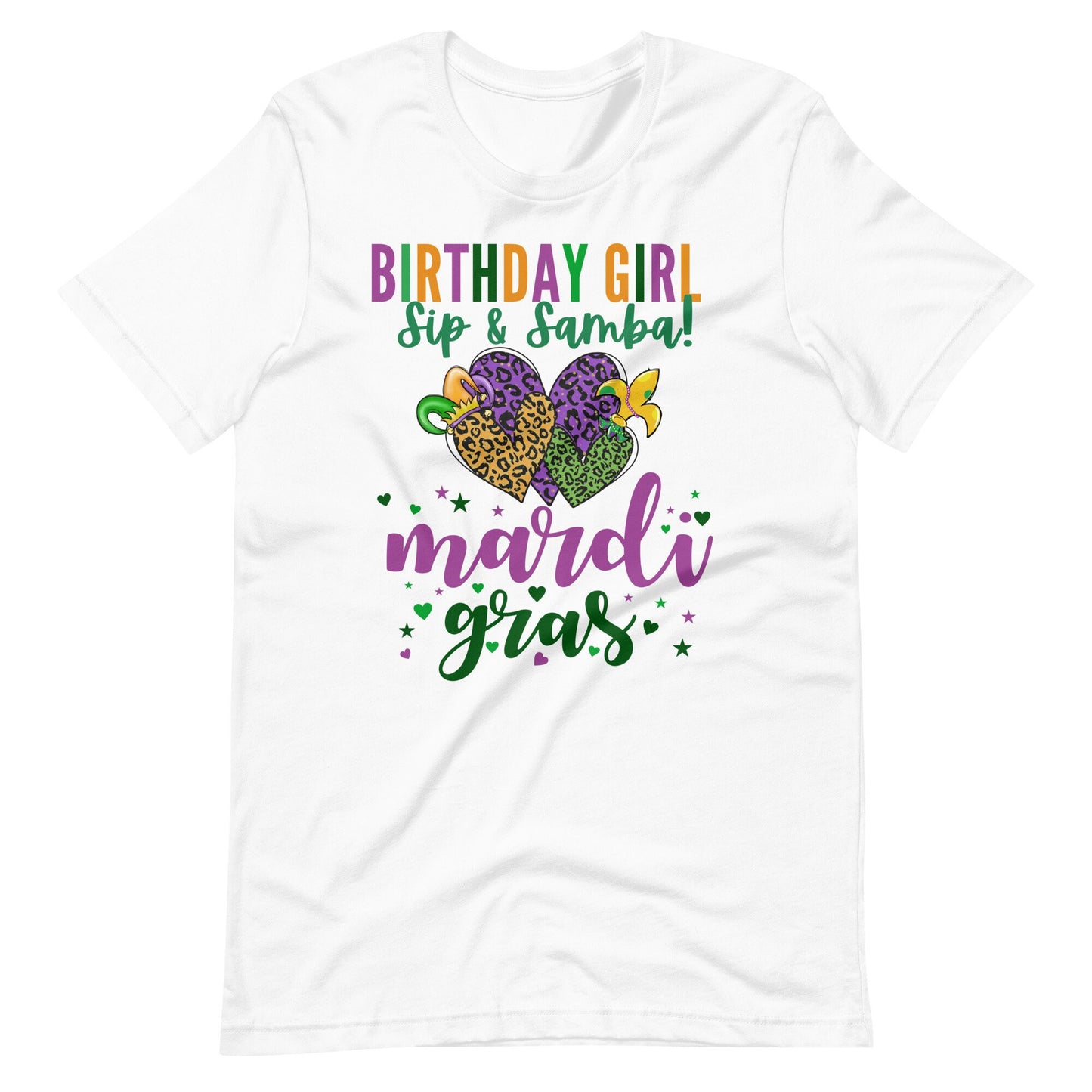 Mardi Gras Birthday T-shirt