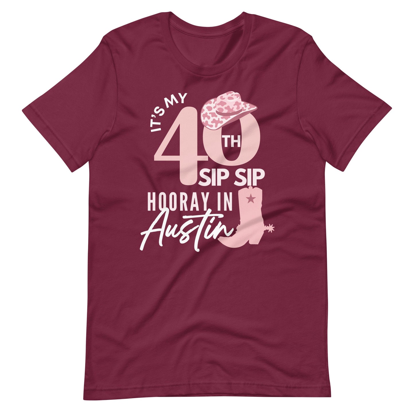 Austin 40th Sip Sip Hooray